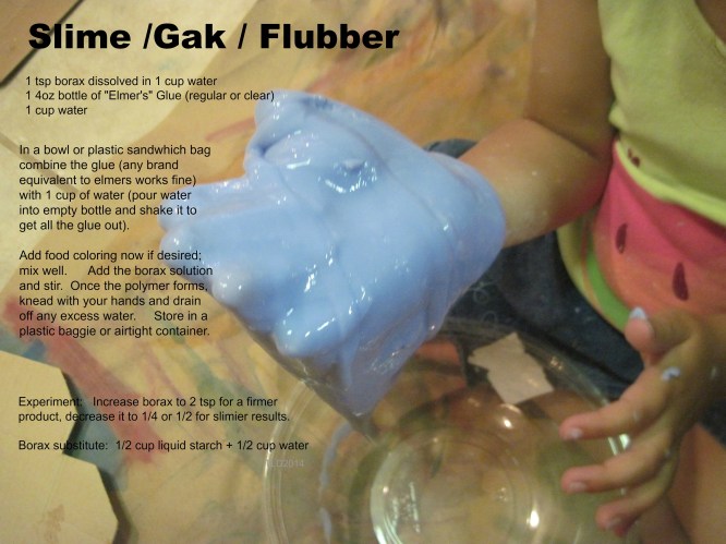 How to make Gak, Slime, or Flubber