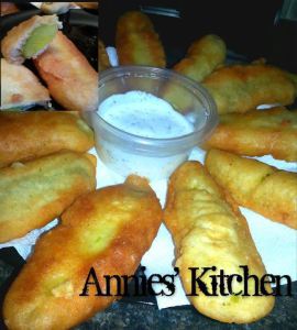 Beer Battered Pickles 