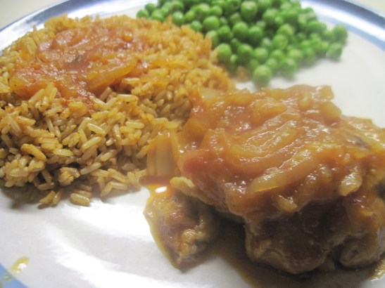 It didn't come out as dark as I like, but the meat fell off the bone.