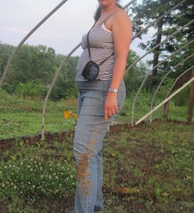 My curves from this summer.  There is mud on my pants because I fell down.  I am something of a clutz.