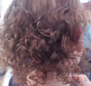 Hair as free as his personality.